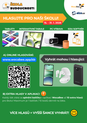 Hlasujte pro naši školu
